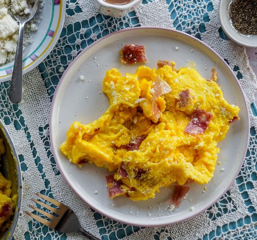 Salami and Eggs