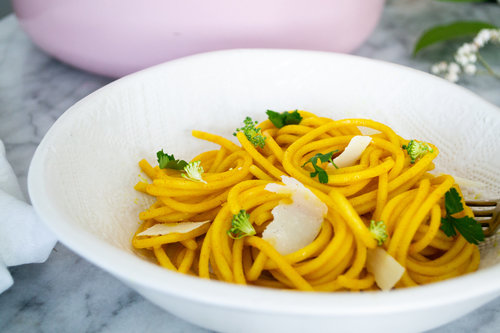 Coconutty Tumeric Spagetti