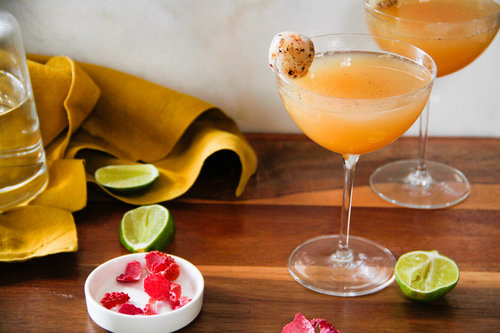 Pear and Lychee Cocktail