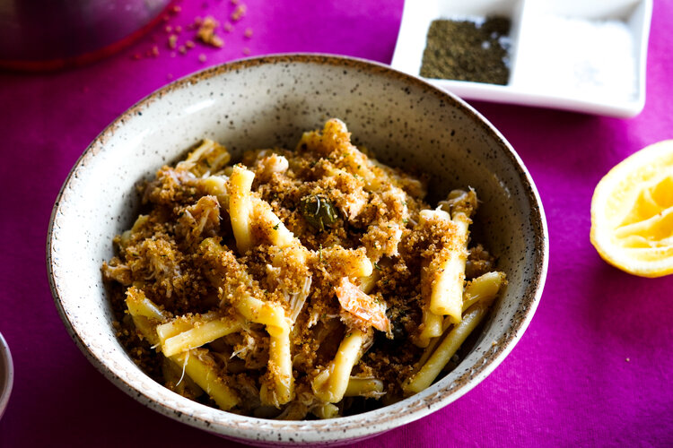 Sprinkle with Buttery Breadcrumbs