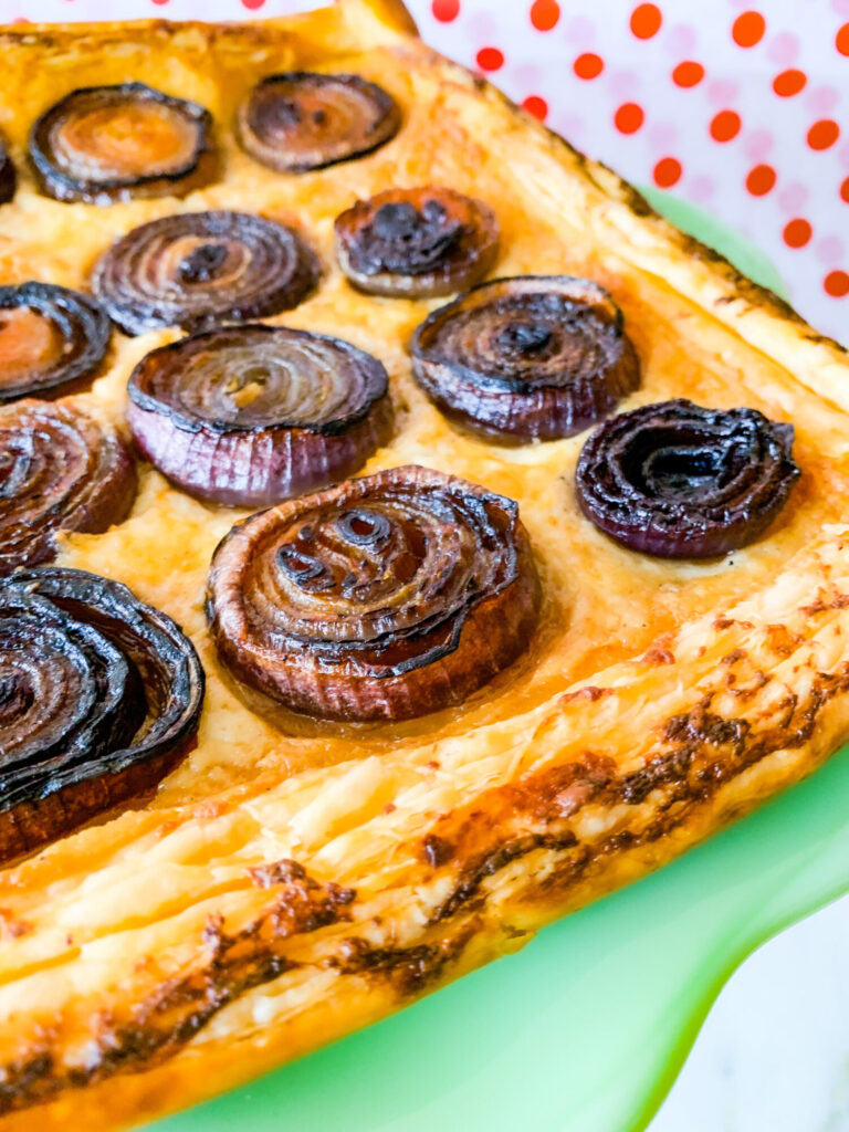 Red Jalapeno Onion Tart