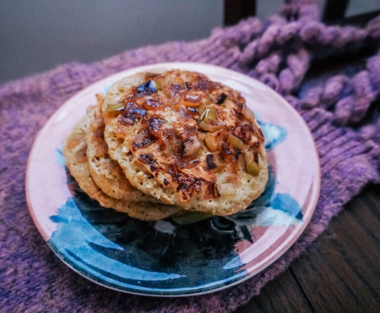 Apple Streusel Pancakes
