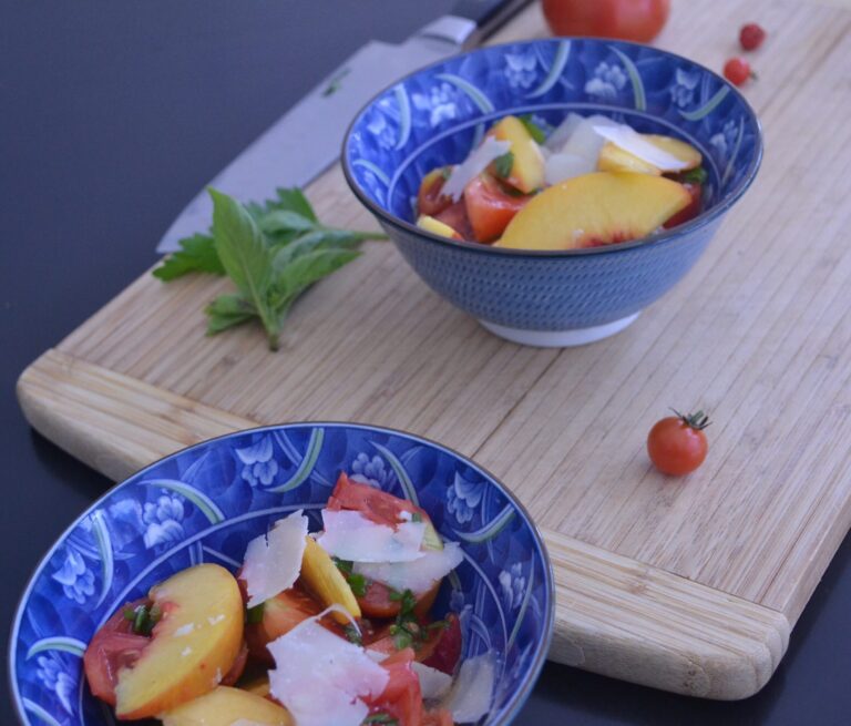 Tomatoes, Peaches and Parm